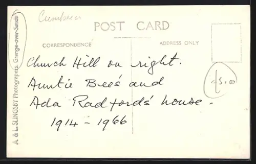 Foto-AK Grange-over-Sands, Panorama