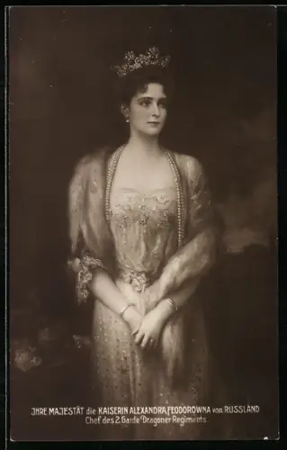 Künstler-AK Kaiserin Alexandra Feodorovna von Russland