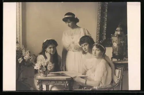 AK Prinzessinnen Anastasia und Olga von Russland