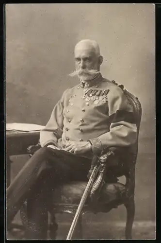 AK Erzherzog Rainer von Österreich mit Orden