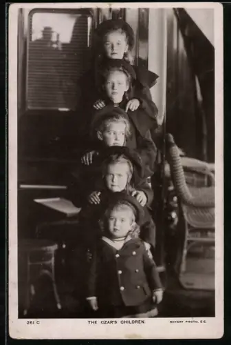 AK The Czar`s Children, Die Kinder des Zaren