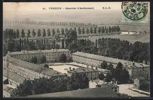 AK Verdun, Quartier d`Authouard et paysages environnants