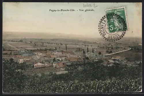 AK Pagny-la-Blanche-Côte, Vue générale