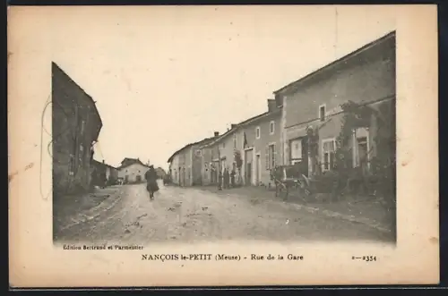 AK Nancois-le-Petit /Meuse, Rue de la Gare
