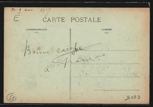 AK Nancois-le-Petit /Meuse, Rue de la Gare