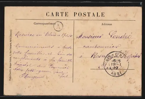 AK Mauvages, Église, Portail XIe siècle