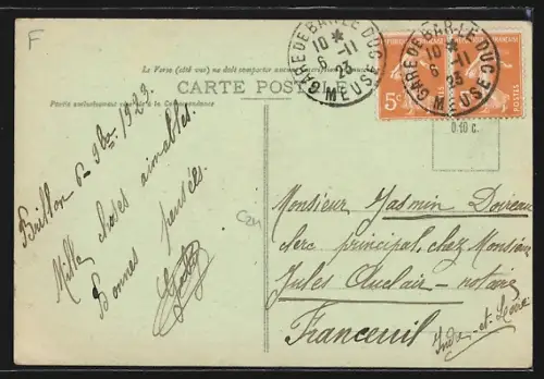 AK Brillon /Meuse, Entrée, côté de Saudrupt