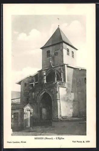 AK Resson /Meuse, L`Église