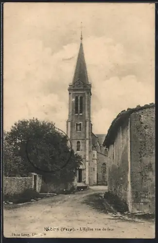 AK Nérin /Meuse, L`Église vue de face