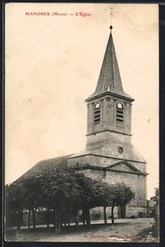 AK Mandres /Meuse, L`Église