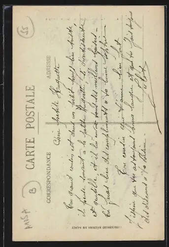 AK Ligny-en-Barrois, Statue du Général Barrois