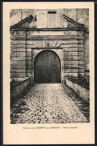 AK Louppy-sur-Loison, Porte d`entrée du château