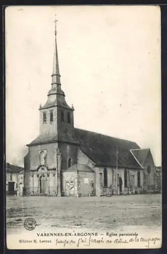 AK Varennes-en-Argonne, Église paroissiale