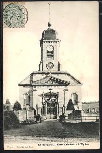 AK Demange-aux-Eaux /Meuse, L`Église
