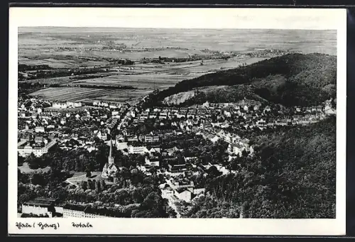 AK Thale /Harz, Ortsansicht aus der Vogelschau