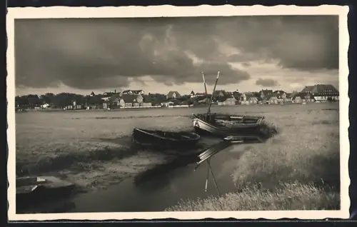 AK Norddorf, Blick vom Wattenmeer