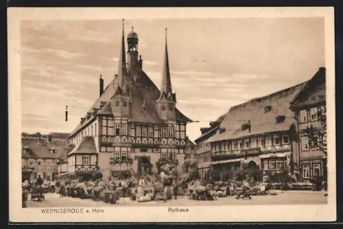 AK Wernigerode a. Harz, Rathaus