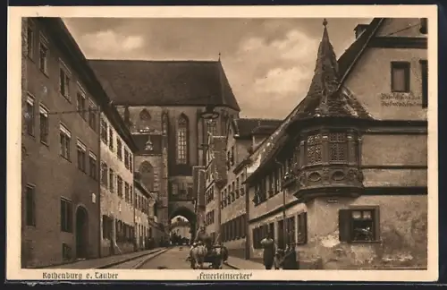 AK Rothenburg o. T., Feuerleinserker