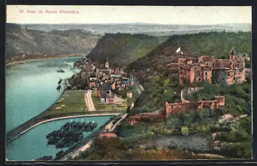 AK St. Goar, Ruine Rheinfels