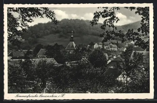 AK Lauenstein / Salzhemmendorf, Ortsansicht mit umliegender Hügellandschaft