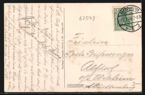 AK Worms, Ernst Ludwig-Brücke