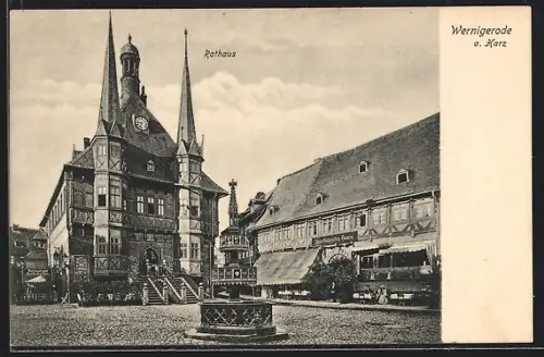 AK Wernigerode a. Harz, Rathaus