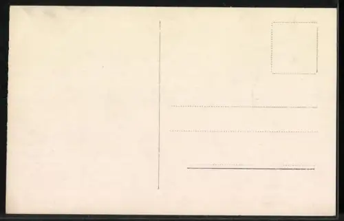 AK Harry Liedke zu Pferde, Autograph