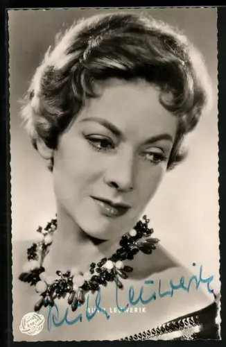 AK Ruth Leuwerik im Film Franziska, Autograph