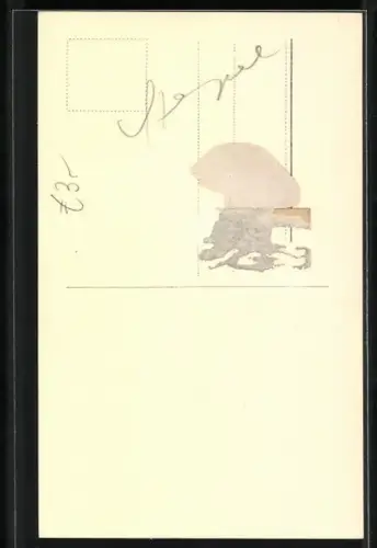 AK Maria Holst, Portrait, Autograph