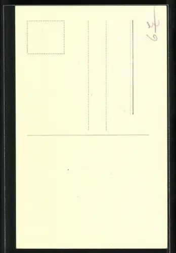 AK Maria Andergast, Portrait, Autograph