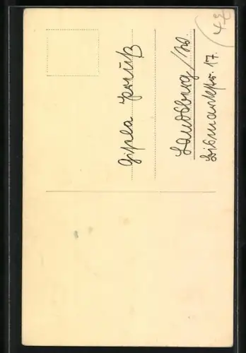 AK Karl Ludwig Diehl, Portrait, Autograph