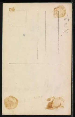 AK Cilly Feindt lächelt, Autograph