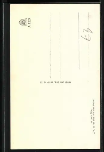 AK Margit Saas lächelt, Autograph
