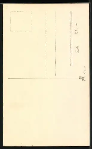 AK Lucie Englisch in einer kurzärmeligen Bluse, Autograph