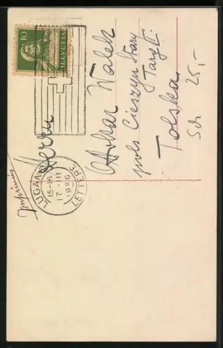 AK Liane Haid in einer Rolle, Portrait, Autograph
