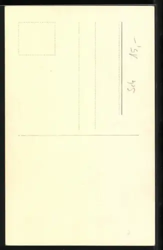 AK Frieda Benkhoff lächelt, Autograph