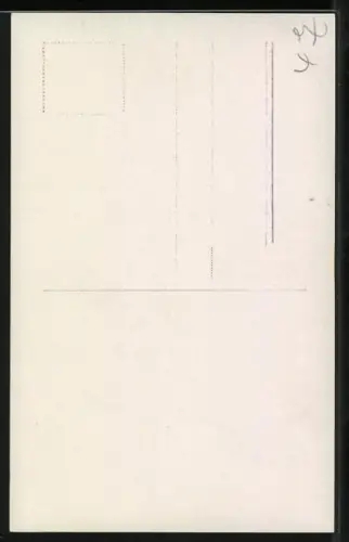 AK Gretl Theimer, Portrait im Umhang, Autograph