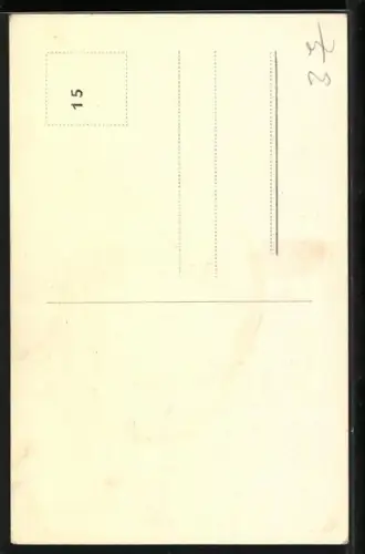 AK Lil Dagover mit einem Fächer, Autograph