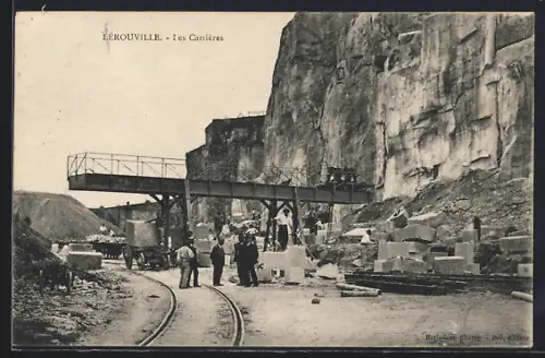 AK Lerouville, Les Carrières, Steinbruch