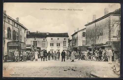 AK Ligny-en-Barrois, Place Notre-Dame