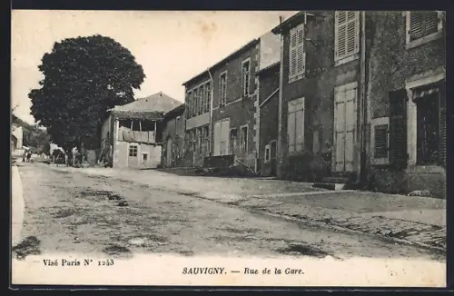 AK Sauvigny, Rue de la Gare