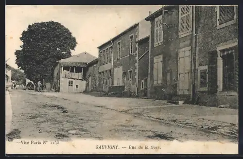AK Sauvigny, Rue de la Gare