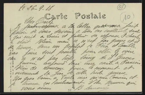 AK Sauvigny, Rue de la Gare