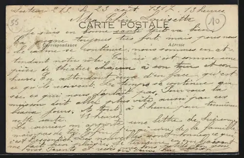 AK Pierrefitte, Entrée de la Ville en venant de Rupt, Grande Guerre 1914-16
