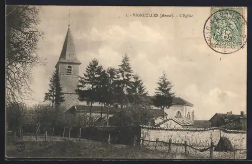 AK Vigneulles /Meuse, L`Eglie