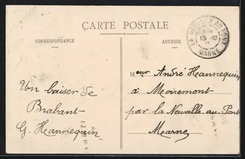 AK Brabant-en-Argonne, Rue des Brouets