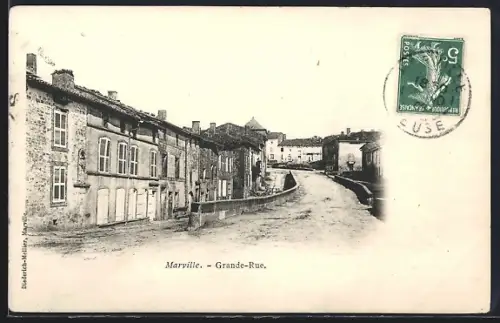 AK Marville, Grande-Rue