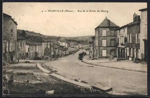 AK Marville /Meuse, Rue de la Porte du Bourg