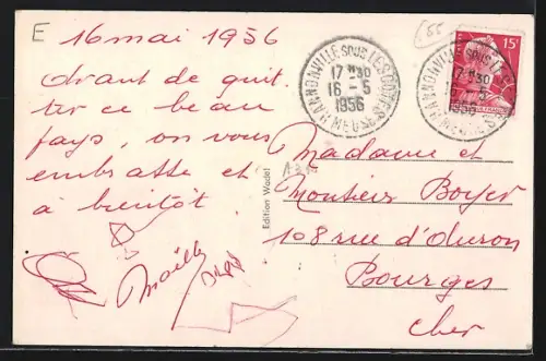 AK Hannonville-sous-les-Cotes, Grande-Rue