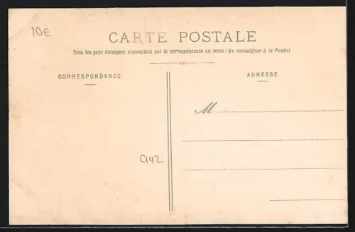AK Les Paroches, Ortspartie mit Kirche